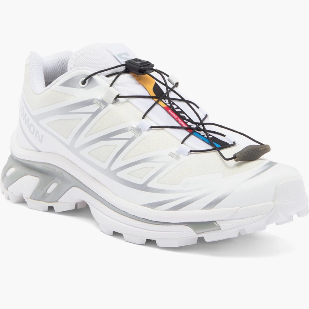 Salomon White and Gray Athletic Shoes